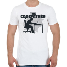 PRINTFASHION The Codefather - Férfi póló - Fehér férfi póló