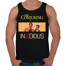 PRINTFASHION The conjurning - Férfi atléta - Fekete