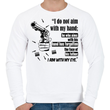 PRINTFASHION THE DARK TOWER- Gunlisher  - Férfi pulóver - Fehér férfi pulóver, kardigán