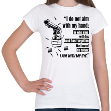 PRINTFASHION THE DARK TOWER- Gunlisher  - Női póló - Fehér
