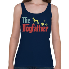 PRINTFASHION The dogfather - Női atléta - Sötétkék női trikó