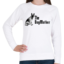 PRINTFASHION the dogmother - Női pulóver - Fehér női pulóver, kardigán