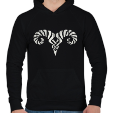 PRINTFASHION The Elder Scrolls V Skyrim - Férfi kapucnis pulóver - Fekete férfi pulóver, kardigán