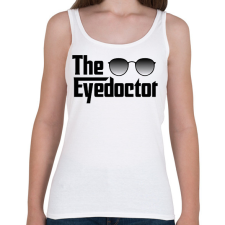 PRINTFASHION The Eyedoctor - Női atléta - Fehér női trikó