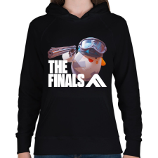 PRINTFASHION The Finals egg - Női kapucnis pulóver - Fekete női pulóver, kardigán