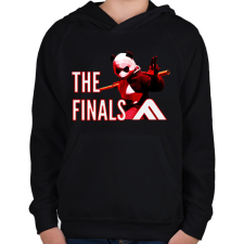 PRINTFASHION THE FINALS - Gyerek kapucnis pulóver - Fekete gyerek pulóver, kardigán
