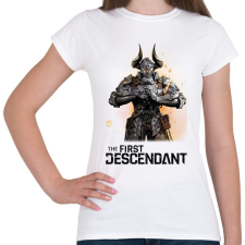 PRINTFASHION The First Descendant Ajax  - Női póló - Fehér női póló