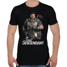 PRINTFASHION The First Descendant Esiemo  - Férfi póló - Fekete férfi póló