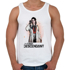 PRINTFASHION The First Descendant Gley - Férfi atléta - Fehér