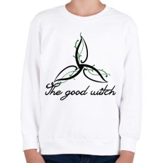 PRINTFASHION the good witch - Gyerek pulóver - Fehér