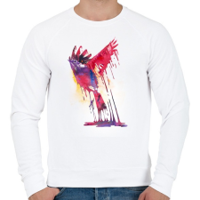 PRINTFASHION The great emerge - Férfi pulóver - Fehér férfi pulóver, kardigán