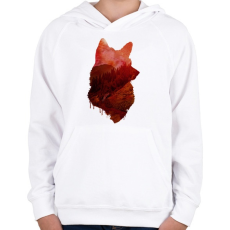 PRINTFASHION The great escape - Gyerek kapucnis pulóver - Fehér