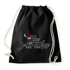 PRINTFASHION The Grillfather - Sportzsák, Tornazsák - Fekete tornazsák