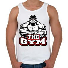 PRINTFASHION The GYM - Férfi atléta - Fehér