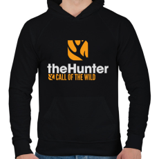 PRINTFASHION the Hunter - Call of the wild - Férfi kapucnis pulóver - Fekete
