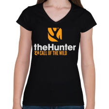 PRINTFASHION the Hunter - Call of the wild - Női V-nyakú póló - Fekete női póló
