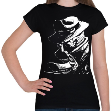 PRINTFASHION The invisible man - Női póló - Fekete női póló