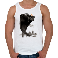 PRINTFASHION The last of us - Férfi atléta - Fehér