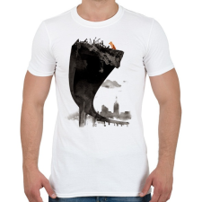 PRINTFASHION The last of us - Férfi póló - Fehér férfi póló