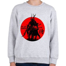 PRINTFASHION The Last Samurai - Gyerek pulóver - Sport szürke