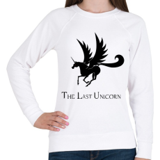 PRINTFASHION the last unicorn - Női pulóver - Fehér
