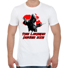 PRINTFASHION The legend never die - Férfi póló - Fehér