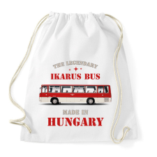 PRINTFASHION The legendary Ikarus bus - Sportzsák, Tornazsák - Fehér tornazsák