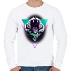 PRINTFASHION The master of the universe - Férfi pulóver - Fehér