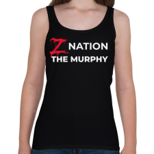 PRINTFASHION THE MURPHY - Női atléta - Fekete női trikó