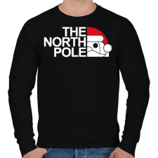 PRINTFASHION The north pole - Márka paródia - Férfi pulóver - Fekete férfi pulóver, kardigán