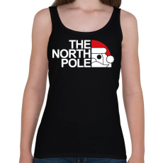 PRINTFASHION The north pole - Márka paródia - Női atléta - Fekete