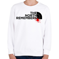 PRINTFASHION The North Remembers - Gyerek pulóver - Fehér
