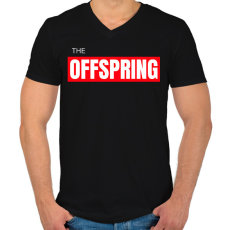 PRINTFASHION THE OFFSPRING 3 - Férfi V-nyakú póló - Fekete