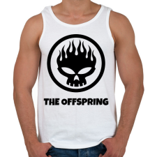 PRINTFASHION THE OFFSPRING - Férfi atléta - Fehér atléta, trikó