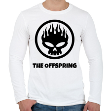 PRINTFASHION THE OFFSPRING - Férfi hosszú ujjú póló - Fehér férfi póló