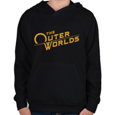 PRINTFASHION The Outer Worlds - Gyerek kapucnis pulóver - Fekete gyerek pulóver, kardigán