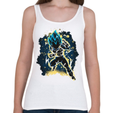 PRINTFASHION The Prince Saiyan - Női atléta - Fehér