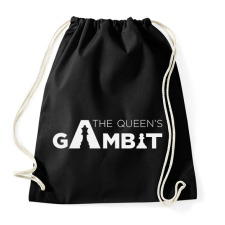 PRINTFASHION The Queen's Gambit logo - Sportzsák, Tornazsák - Fekete tornazsák