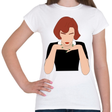 PRINTFASHION The Queen's Gambit - Női póló - Fehér