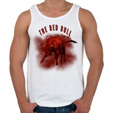 PRINTFASHION The red bull - Férfi atléta - Fehér