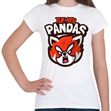 PRINTFASHION The Red Pandas - Női póló - Fehér női póló
