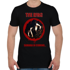 PRINTFASHION THE RING-SAMARA IN COMING - Férfi póló - Fekete férfi póló