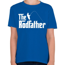 PRINTFASHION The Rodfather Fehér - Gyerek póló - Királykék gyerek póló