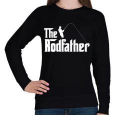 PRINTFASHION The Rodfather Fehér - Női pulóver - Fekete
