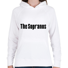 PRINTFASHION The Sopranos - Női kapucnis pulóver - Fehér női pulóver, kardigán