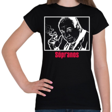 PRINTFASHION The Sopranos - Női póló - Fekete női póló