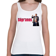 PRINTFASHION The sopranos - Tony - Női atléta - Fehér