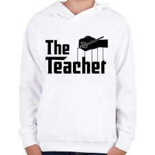 PRINTFASHION The teacher - Gyerek kapucnis pulóver - Fehér gyerek pulóver, kardigán