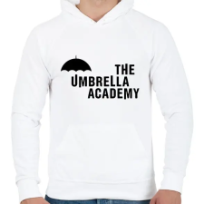 PRINTFASHION The umbrella academy - Férfi kapucnis pulóver - Fehér férfi pulóver, kardigán