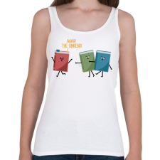 PRINTFASHION The unread! - Női atléta - Fehér női trikó